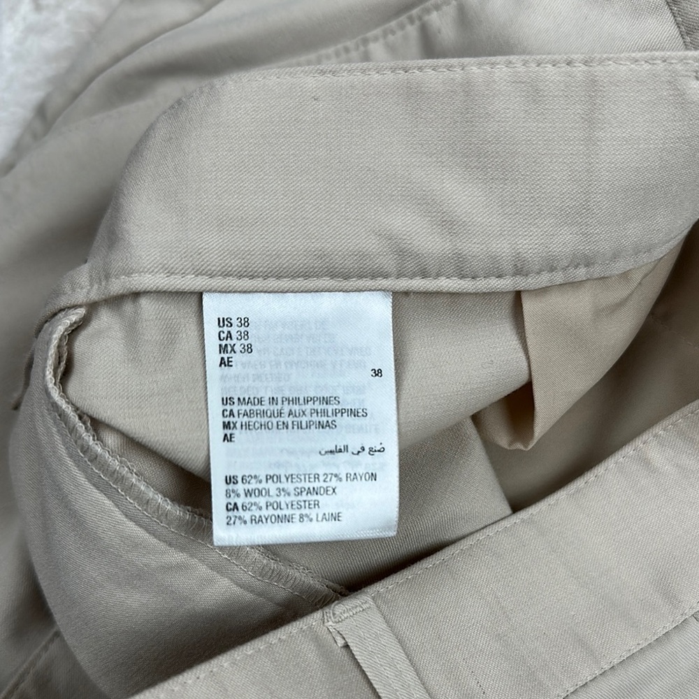INC International Concepts Tan Cargo Pants Classic Style - Picture 3 of 7